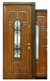 Дверь входная коттеджная «Лацио окно»