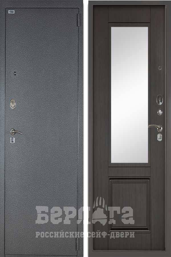 Сейф-дверь Берлога 3К ГАЛА Венге тисненый 20400